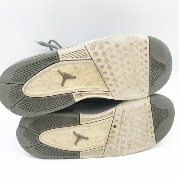 AIR JORDANS Flight Kids Gray High Top Sneakers Youth 4.5 - Picture 14 of 14